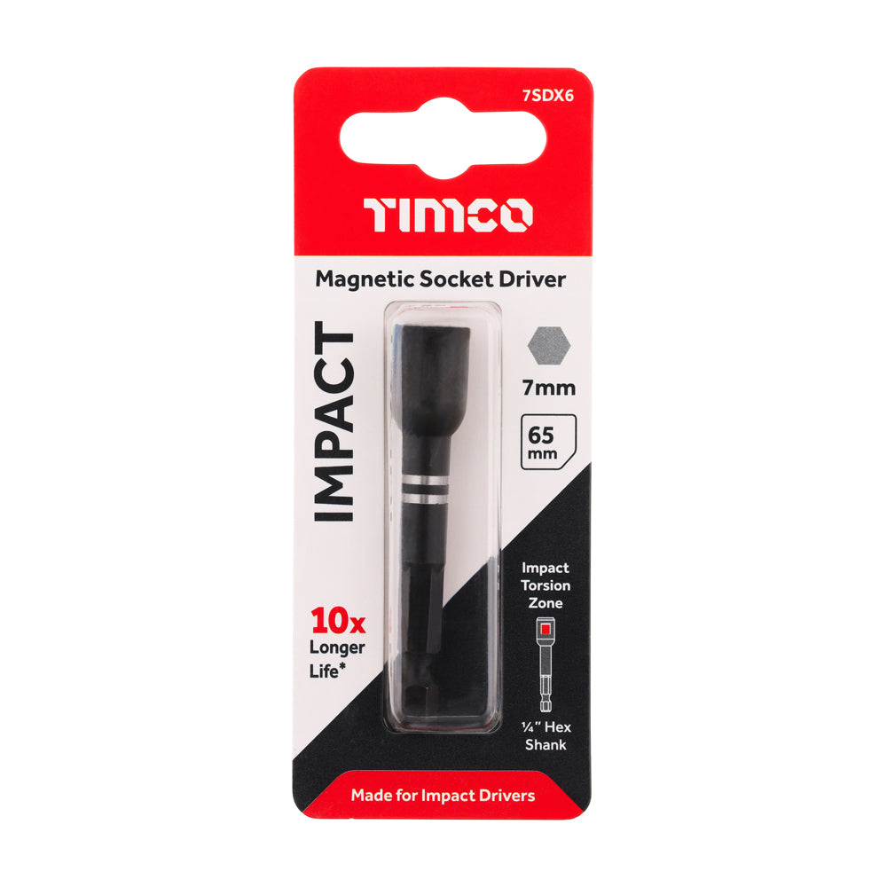 Impact Magnetic Socket Driver | 7mm x 65mm additional image 2