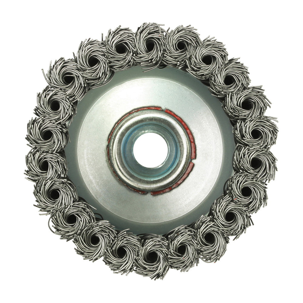 Angle Grinder Cup Brush - Twisted Knot Steel Wire | 80mm additional image 3