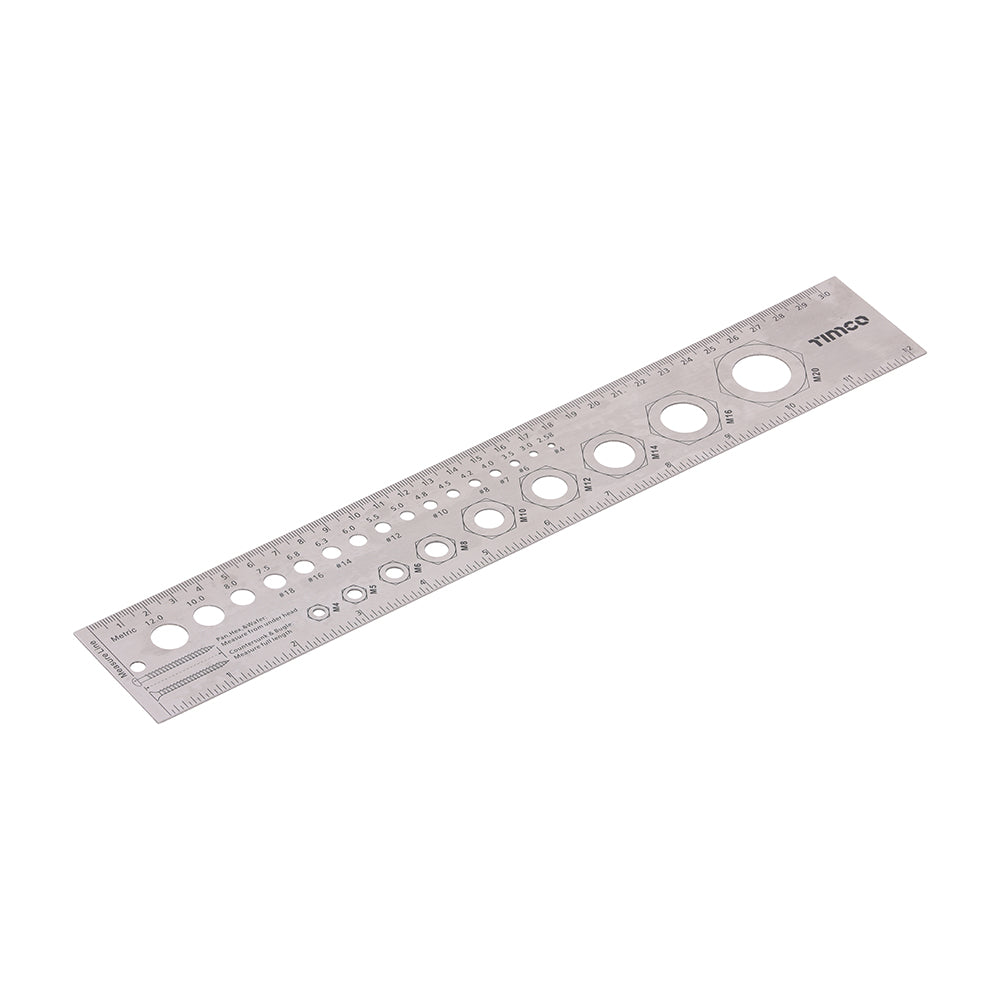 Fixings Gauge and Ruler | 300mm product image