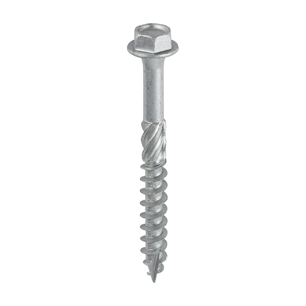 Hex Head Timber Screw - Silver | 8.0 x 75 product image