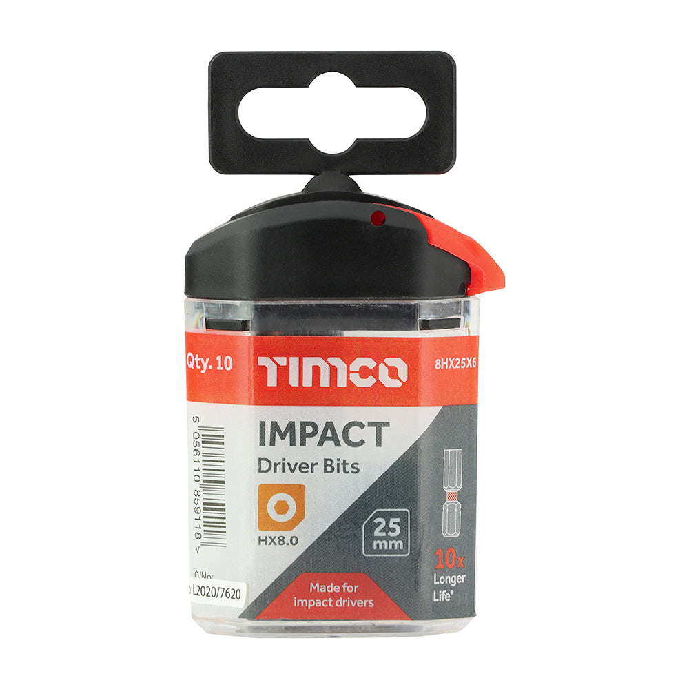 Impact Driver Bits - Hex | 8.0 x 25 additional image 2