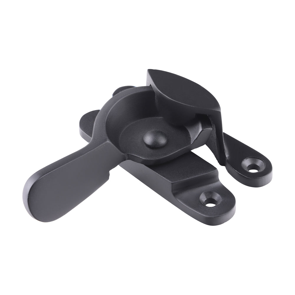 Fitch Pattern Sash Fastener - Matt Black | 68 x 14 | TIMpac additional image 3