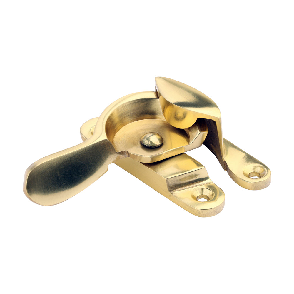 Fitch Pattern Sash Fastener - Polished Brass | 68 x 14 | TIMpac additional image 2
