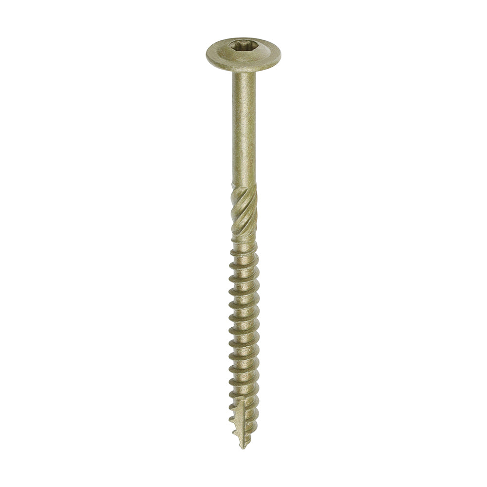 Timber Frame Construction & Landscaping Screws - Wafer - Exterior - Green Organic | 6.7 x 95 product image