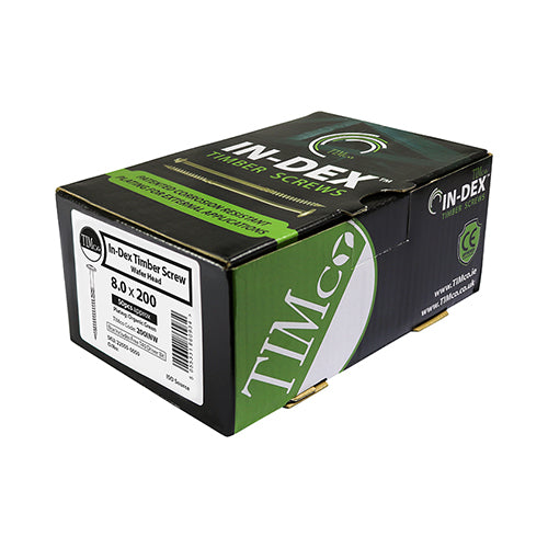 Timber Frame Construction & Landscaping Screws - Wafer - Exterior - Green Organic | 6.7 x 95 additional image 2