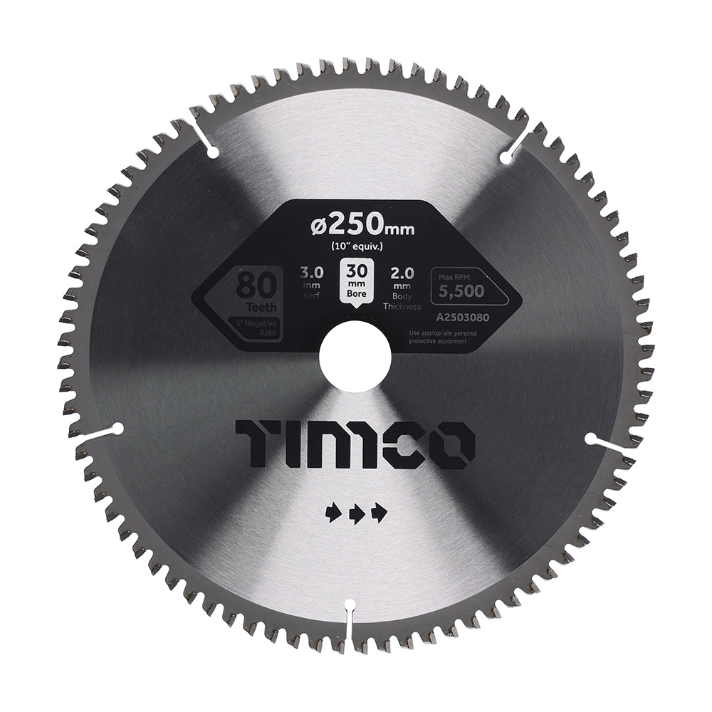'-5° Circular Saw Blade | 250 x 30 x 80T product image