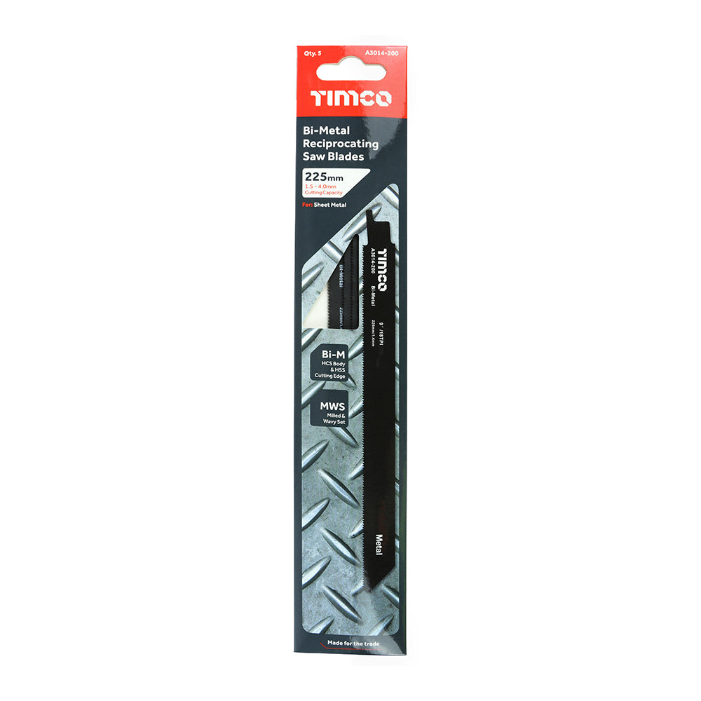 Reciprocating Saw Blades - Metal Cutting - Bi-Metal - S1122EF additional image 2