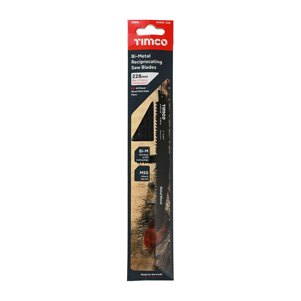 Reciprocating Saw Blades - Wood with Nails Cutting - Bi-Metal - S1110VF additional image 2