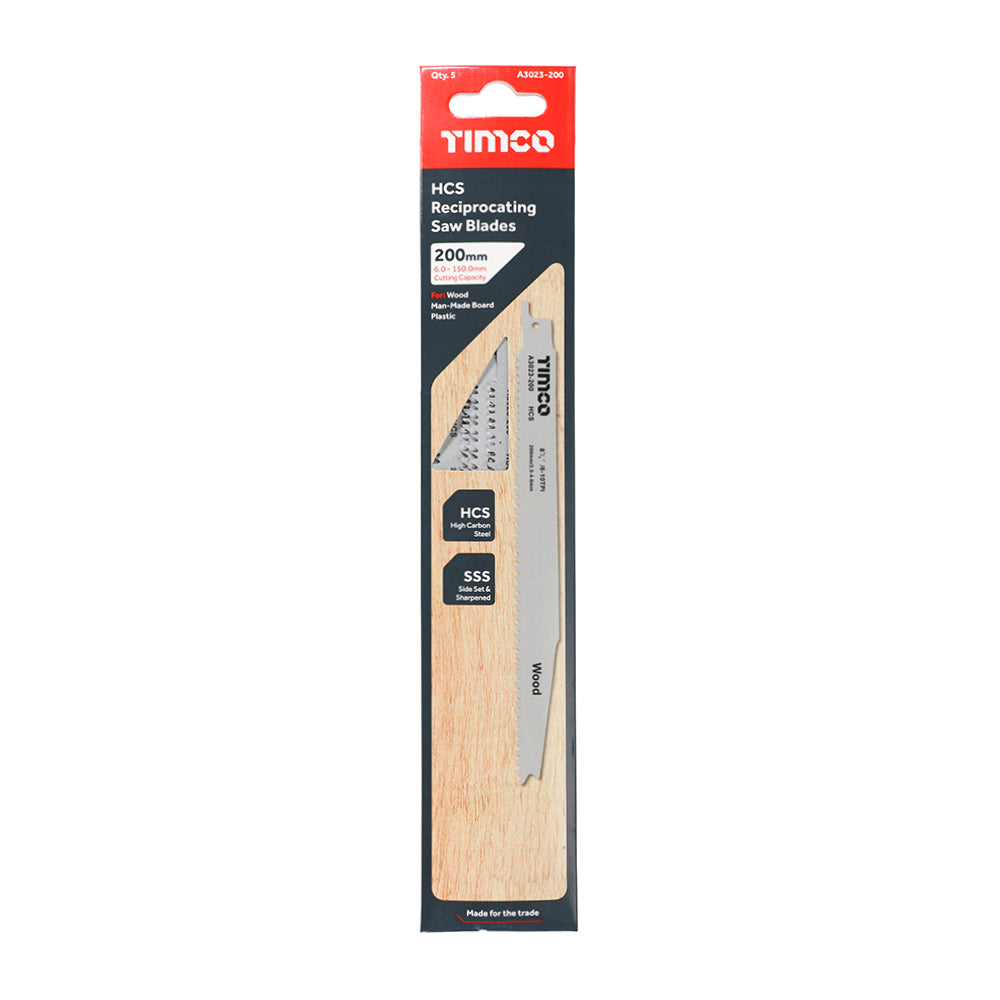 Reciprocating Saw Blades - Wood Cutting - High Carbon Steel - S2345X additional image 2