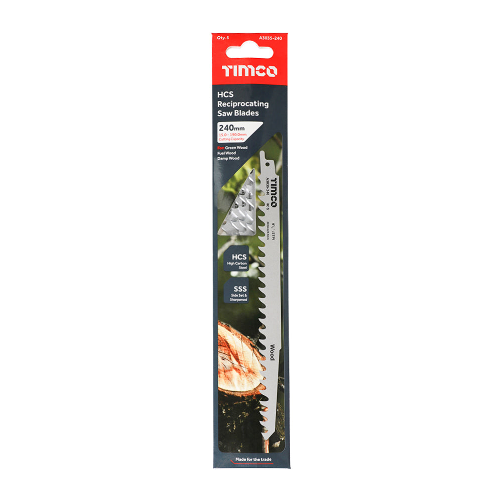 Reciprocating Saw Blades - Wood Cutting - High Carbon Steel - S1542K additional image 2