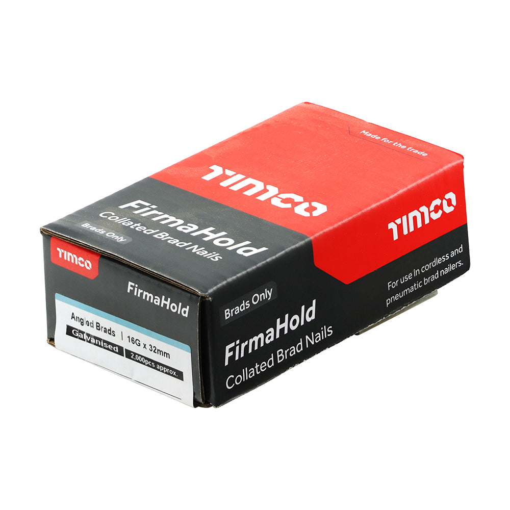 FirmaHold Collated Brad Nails - 16 Gauge - Angled - Galvanised | 16g x 32 additional image 2