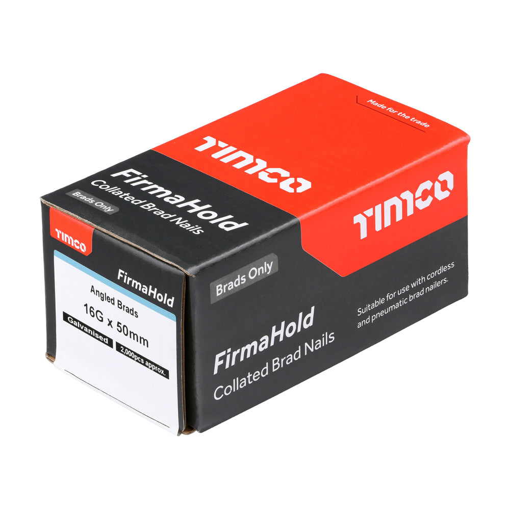 FirmaHold Collated Brad Nails - 16 Gauge - Angled - Galvanised | 16g x 50 additional image 2