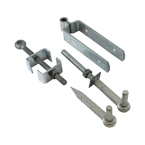Adjustable Hinge Set - Hot Dipped Galvanised | 300mm product image