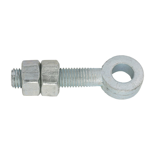 Adjustable Gate Eyes with Nuts - Zinc | M12 x 100 product image