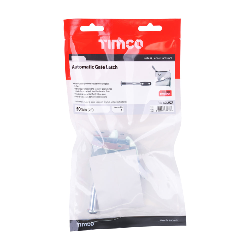 Automatic Gate Latch - Zinc | 2" | Bag | 1 Each | AGLMZP additional image 2