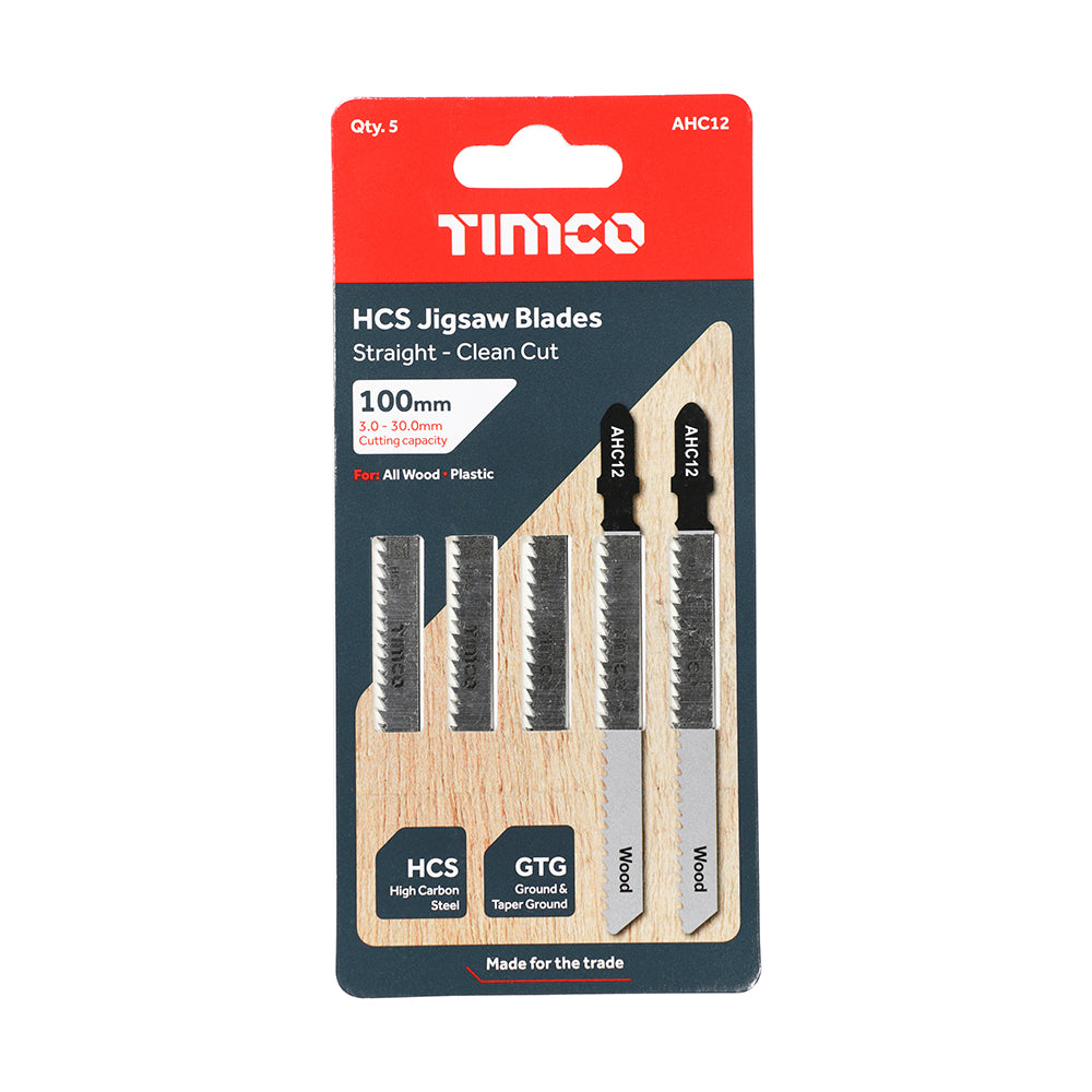 Jigsaw Blades - Wood Cutting - HCS Blades - T101B additional image 2