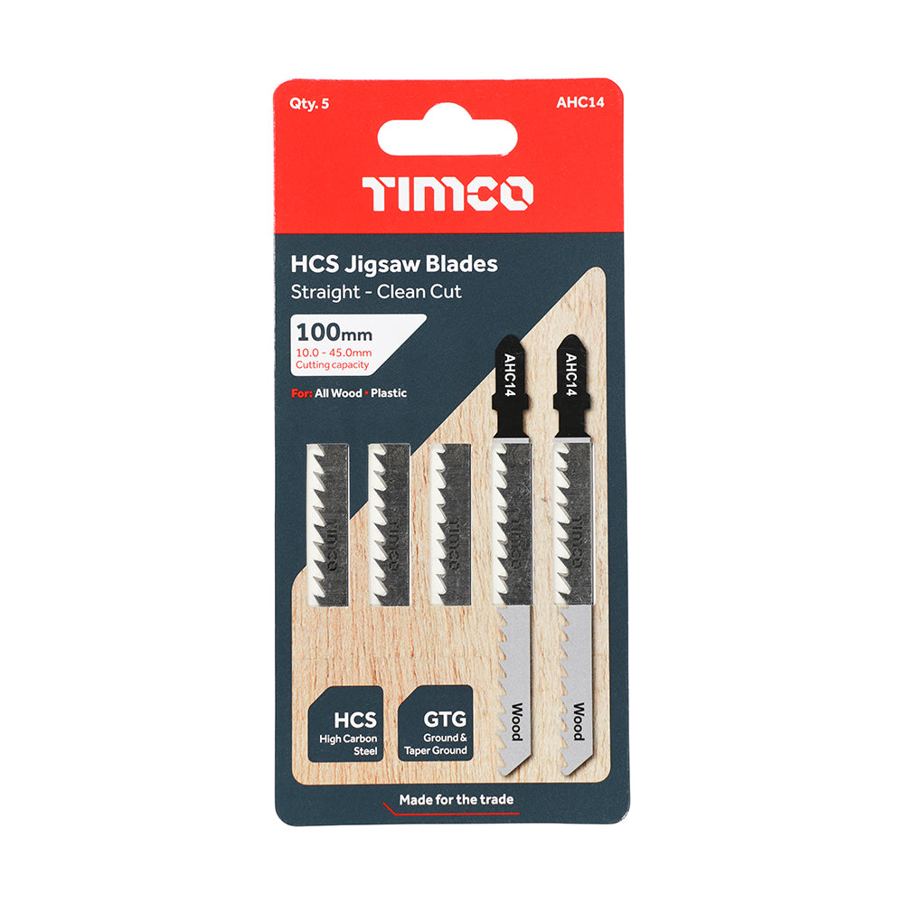 Jigsaw Blades - Wood Cutting - HCS Blades - T101D additional image 2
