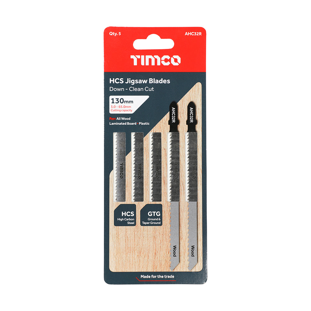 Jigsaw Blades - Wood Cutting - HCS Blades - T101BRLong additional image 2