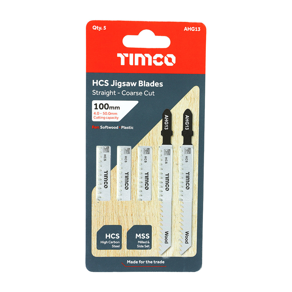Jigsaw Blades - Wood Cutting - HCS Blades - T111C additional image 2