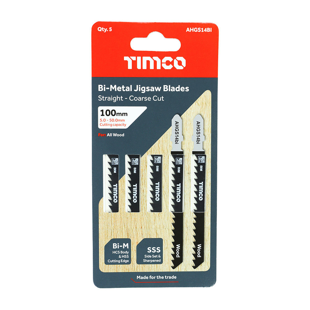 Jigsaw Blades - Wood Cutting - Bi-Metal Blades - T144DF additional image 2