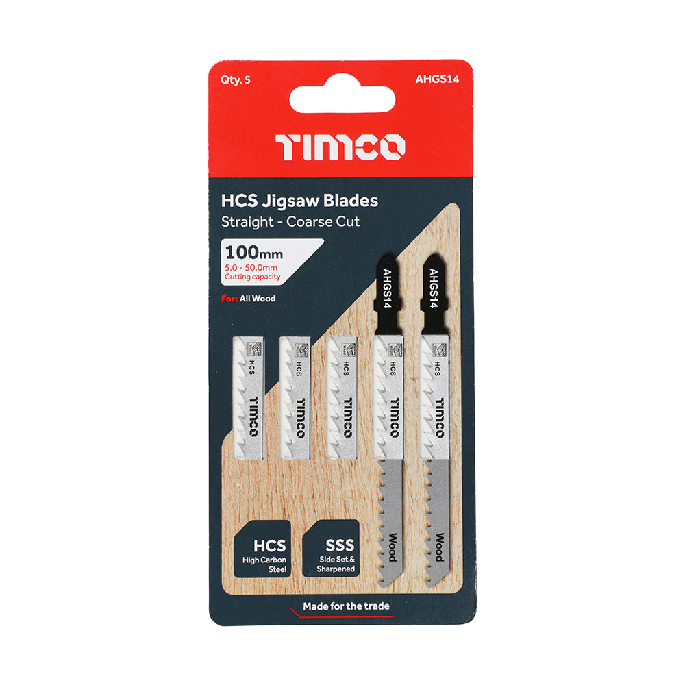Jigsaw Blades - Wood Cutting - HCS Blades - T144D additional image 2