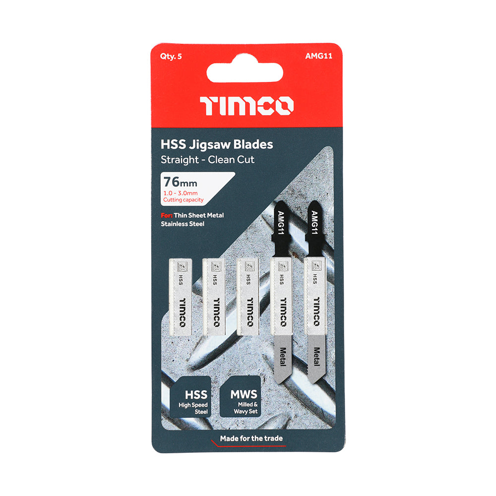 Jigsaw Blades - Metal Cutting - HSS Blades - T118A additional image 2