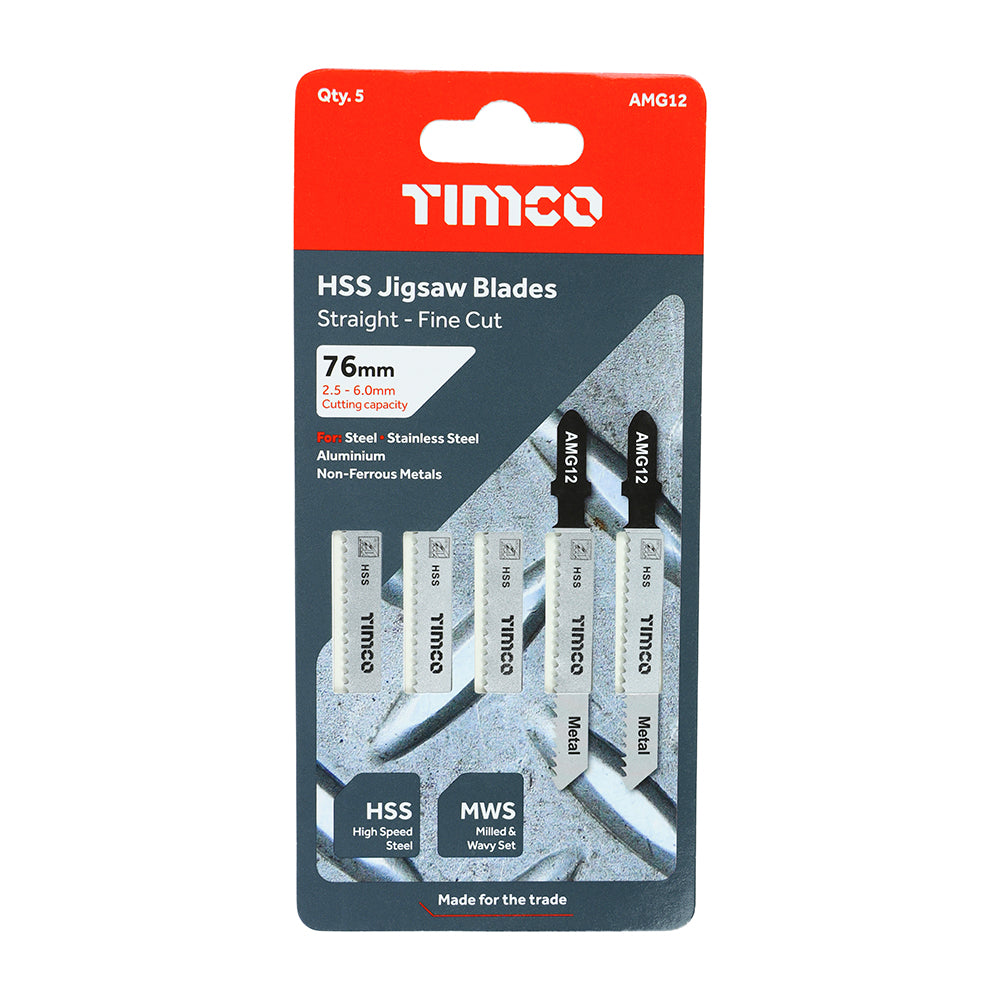 Jigsaw Blades - Metal Cutting - HSS Blades - T118B additional image 2