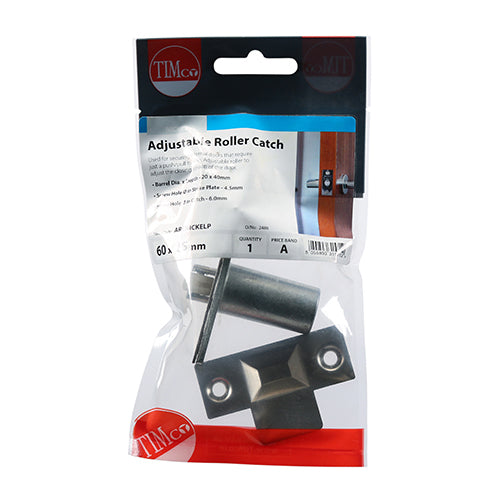 Adjustable Roller Catch - Nickel | 39mm additional image 2
