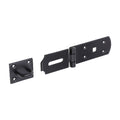 Secure Bolt On Hasp & Staple - Heavy Duty - Black | 10" | Bag | 1 Each | BHS10BP product image