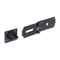 Secure Bolt On Hasp & Staple - Heavy Duty - Black | 8" | Bag | 1 Each | BHS8BB product image
