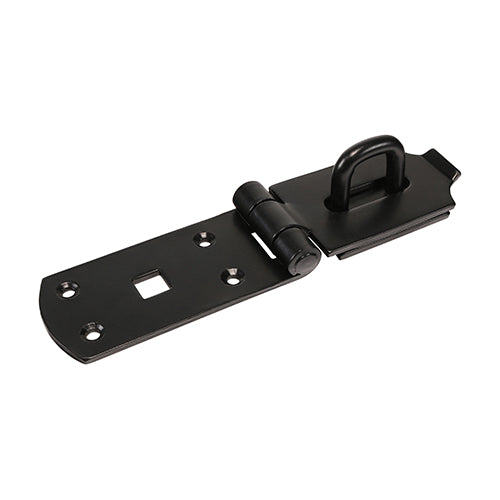 Secure Bolt On Hasp & Staple - Heavy Duty - Black | 8" | Bag | 1 Each | BHS8BB additional image 3
