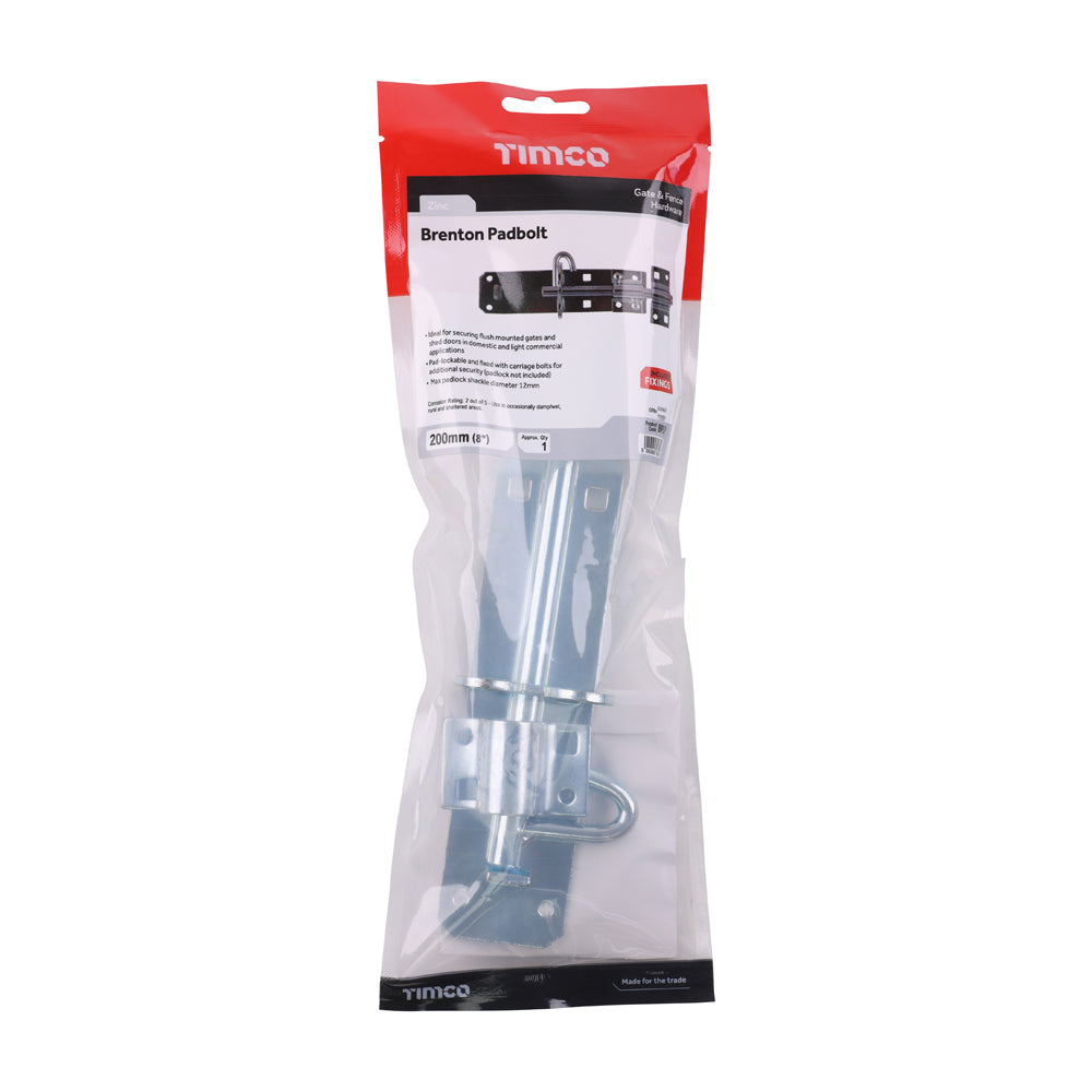 Brenton Padbolt - Zinc | 8" | Bag | 1 Each | BP8ZP additional image 2