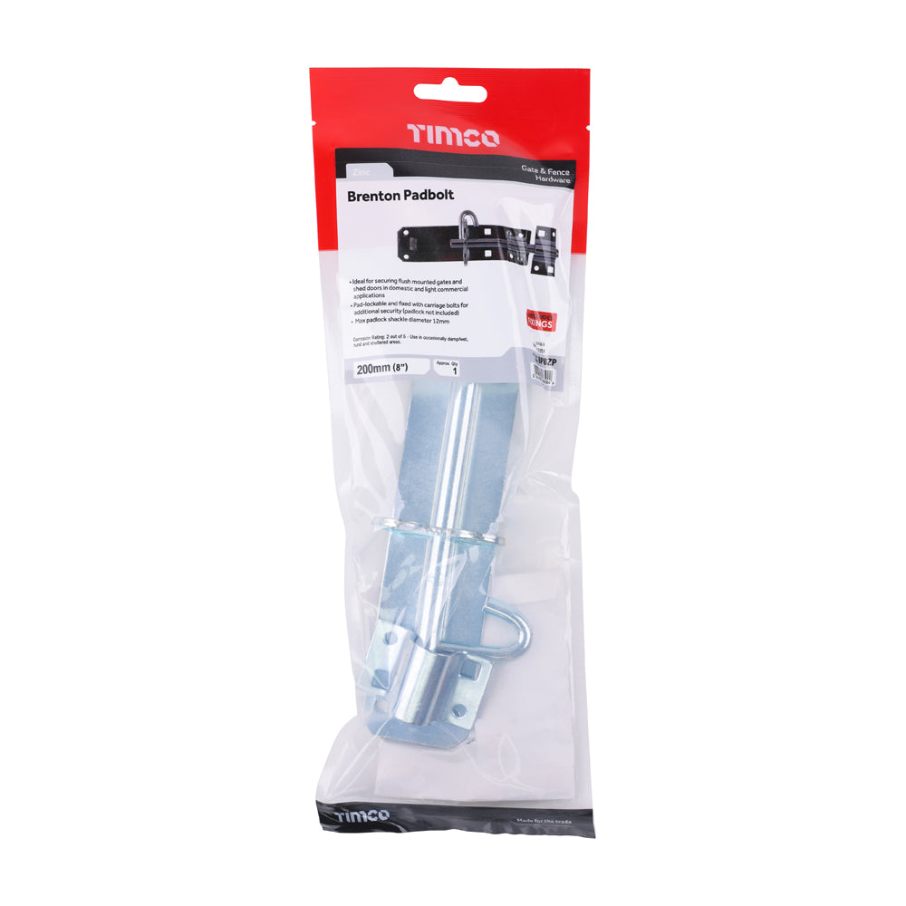 Brenton Padbolt - Zinc | 8" | Bag | 1 Each | BP8ZP additional image 3
