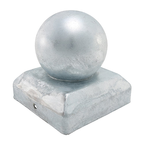 Ball Fence Post Cap - Zinc | 100mm product image