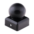 Ball Fence Post Cap - Epoxy Black | 50mm product image