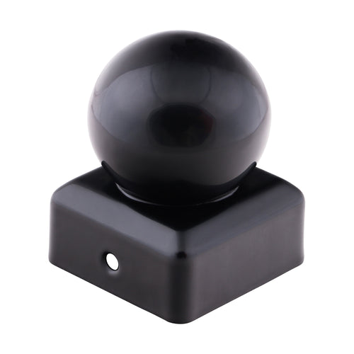 Ball Fence Post Cap - Epoxy Black | 50mm product image
