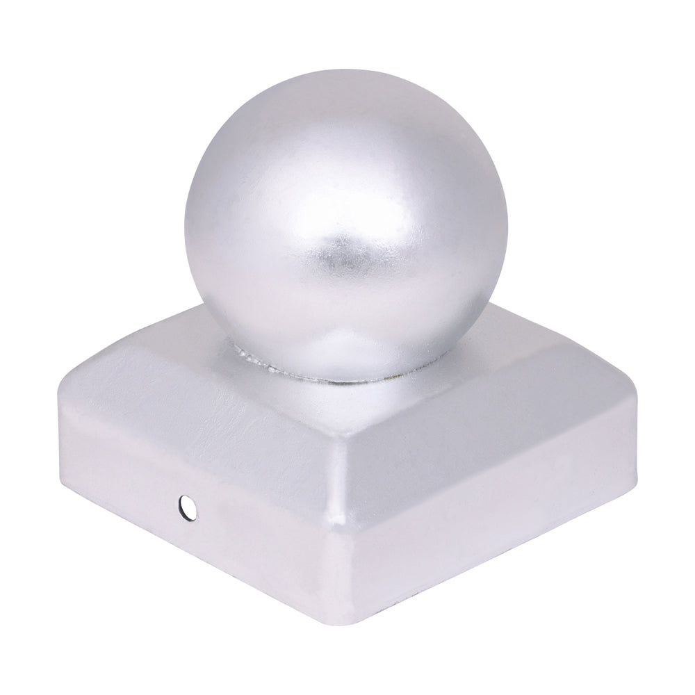 Ball Fence Post Cap - Zinc | 75mm product image