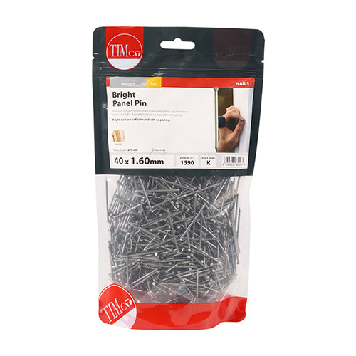 Panel Pins - Bright | 40 x 1.60 | Bag | 1 Kilograms additional image 2