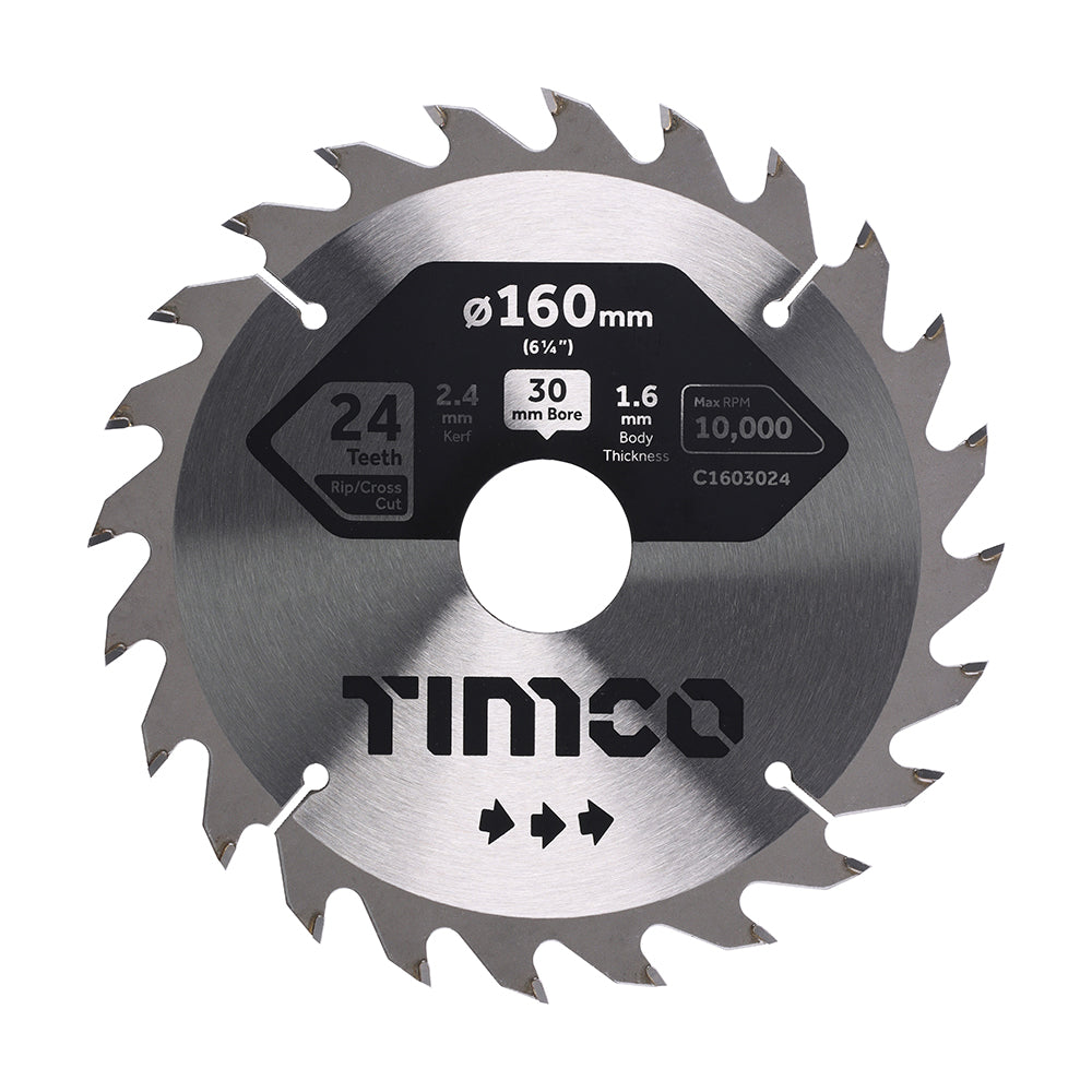 Circular Saw Blade - Combination - Medium | 160 x 30 x 24T product image