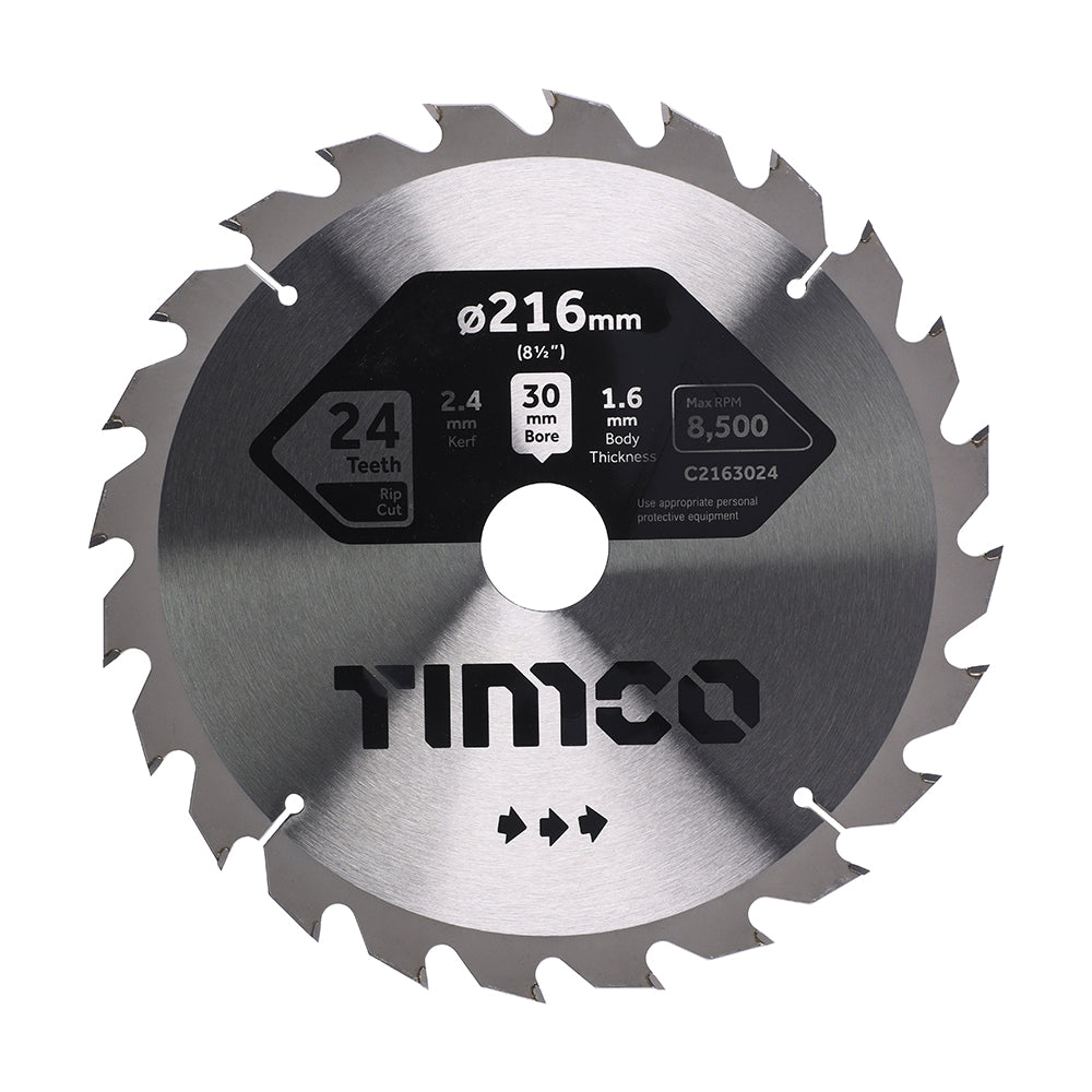 Circular Saw Blade - General Purpose - Coarse/Medium | 216 x 30 x 24T product image