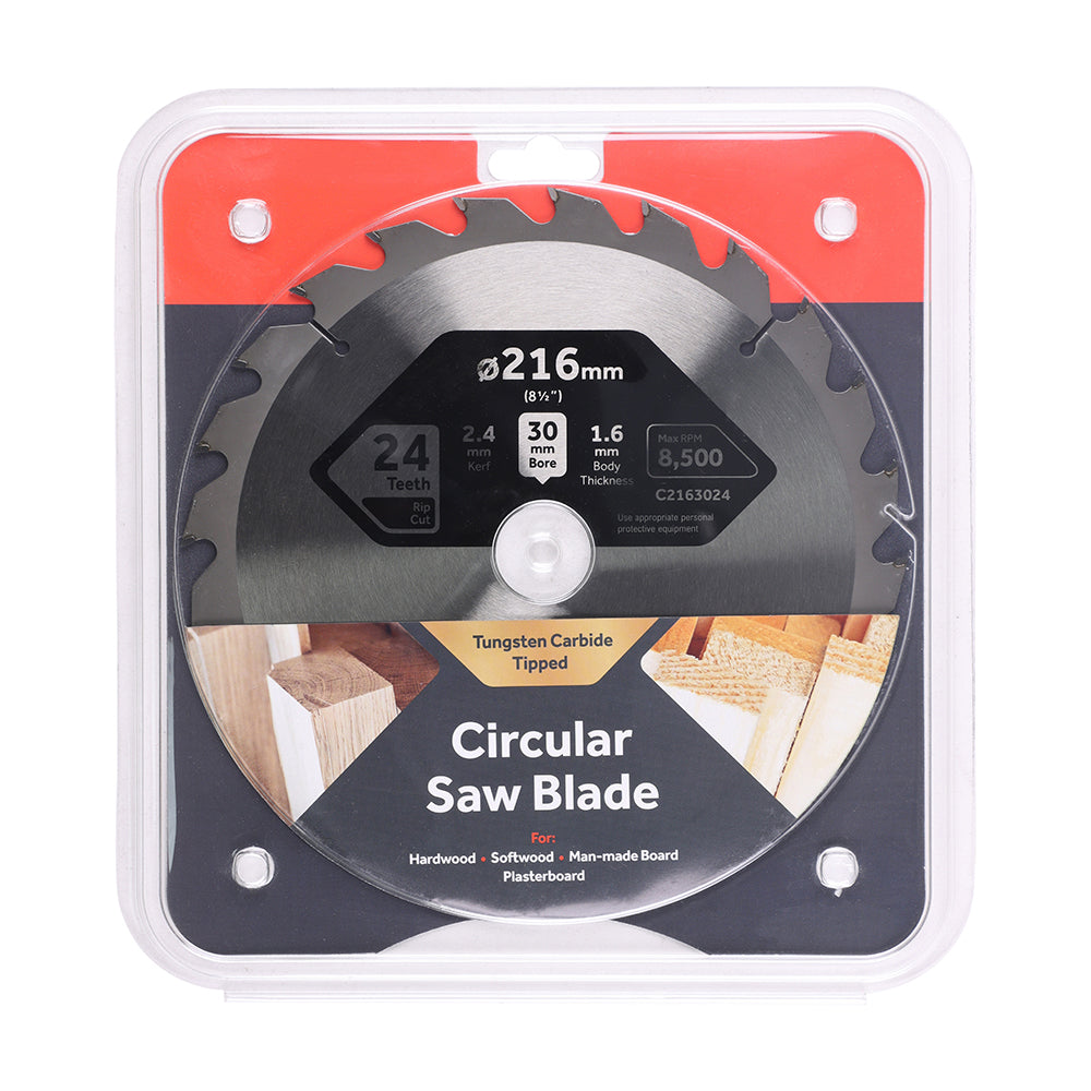 Circular Saw Blade - General Purpose - Coarse/Medium | 216 x 30 x 24T additional image 2