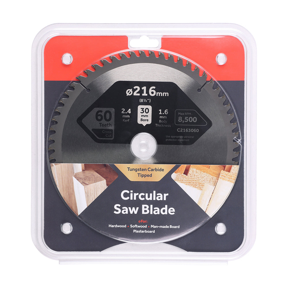 Circular Saw Blade - Fine Trim/Finishing - Extra Fine | 216 x 30 x 60T additional image 2