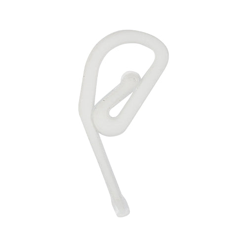 Plastic Curtain Hooks - White product image