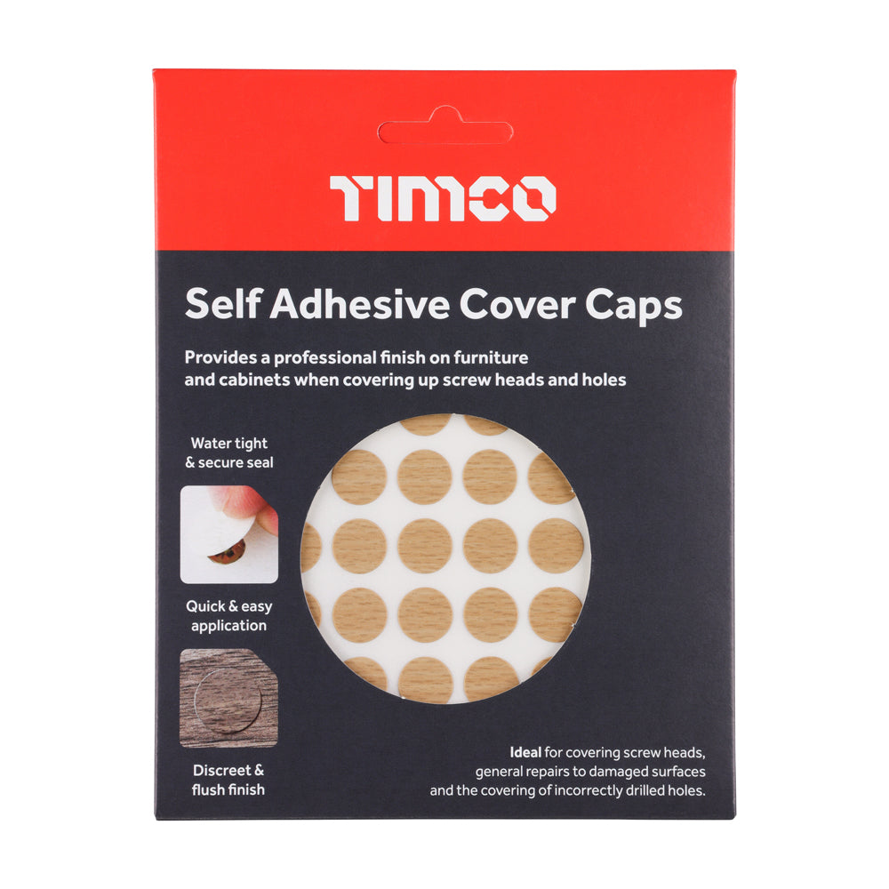 Self-Adhesive Cover Caps - Beech | 13mm additional image 2