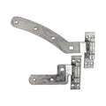 Pair of Curved Rail Hinge Set - Right Hand - Hot Dipped Galvanised | 300mm product image