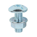 Cable Tray Bolts with Flange Nuts - Zinc | M6 x 16 product image