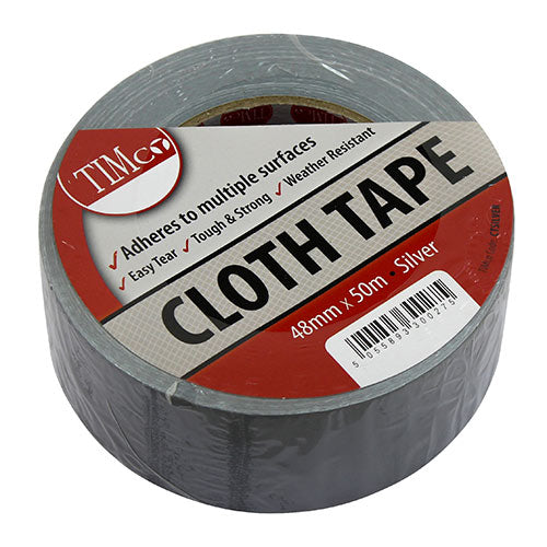 Cloth Tape - Silver | 50m x 48mm product image