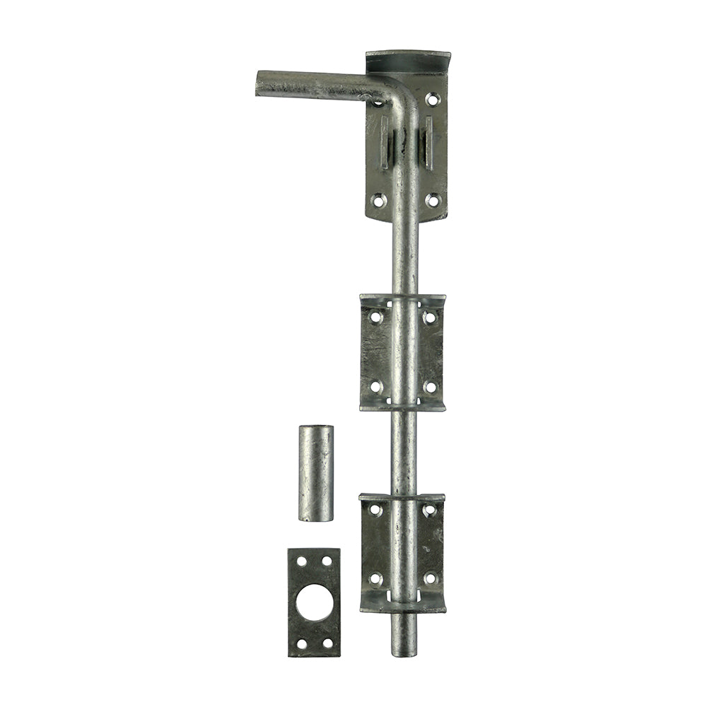 Garage Drop Down Bolt - Hot Dipped Galvanised | 12" | Bag | 1 Each | DDB12GB product image