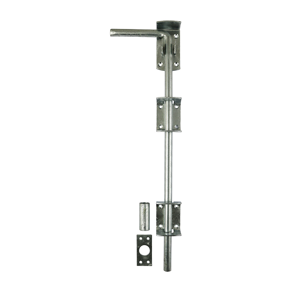 Garage Drop Down Bolt - Hot Dipped Galvanised | 18" | Bag | 1 Each | DDB18GB product image
