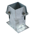 Flush Fit Bolt Down Shoe - Bolt Secure - Hot Dipped Galvanised | 75mm product image